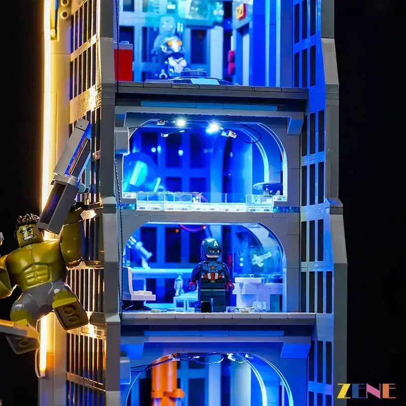 MOC Lego Marvel Avengers Tower Light Kit Ver 2 Bright LEDs - ToylandEU