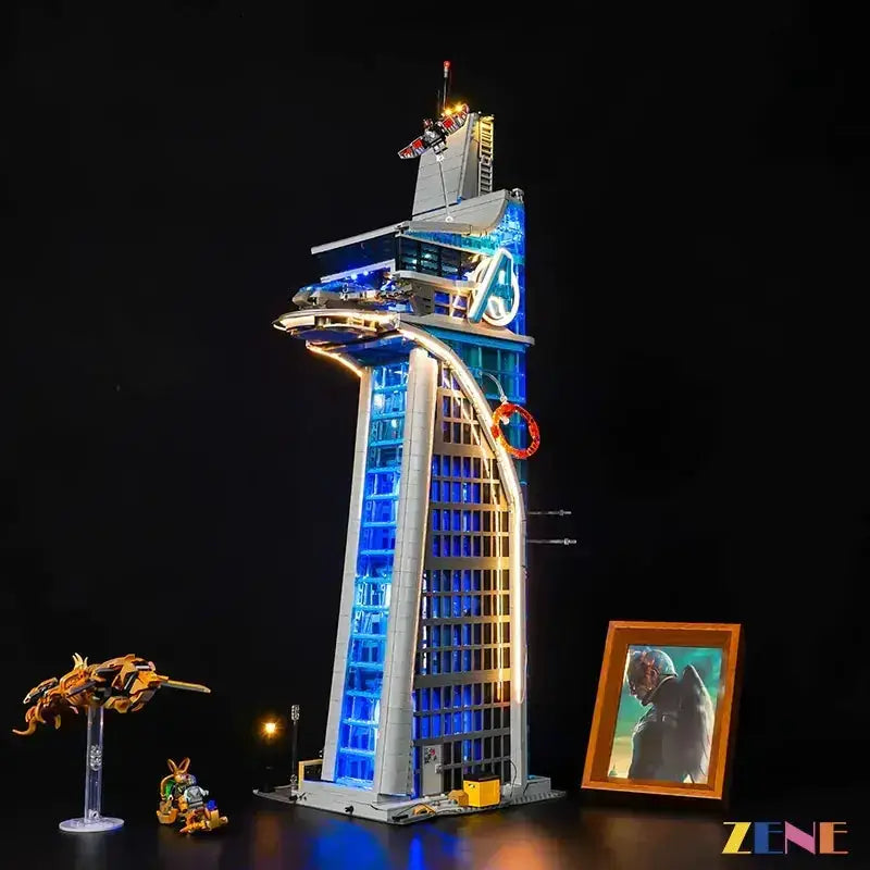 MOC Lego Marvel Avengers Tower Light Kit Ver 2 Bright LEDs - ToylandEU