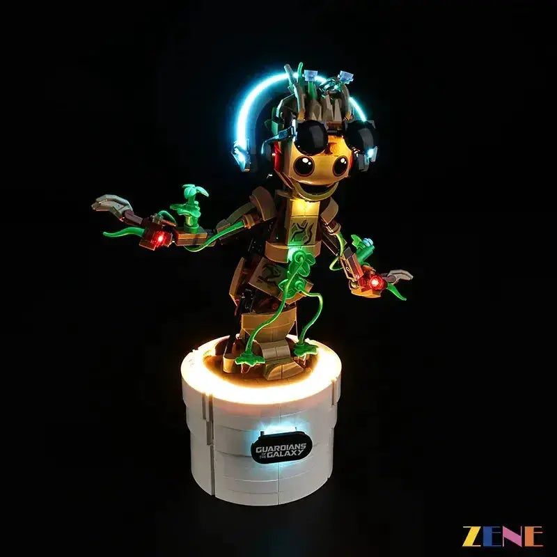 MOC LED Light Kit for LEGO Dancing Groot 76297 Illumination - ToylandEU