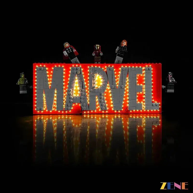 Light Kit for LEGO Marvel Logo & Minifigures #76313 - ToylandEU