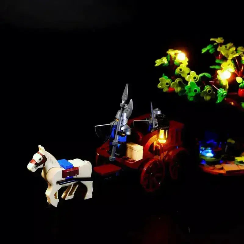 MOC Led Light Kit Brightens LEGO Medieval Blacksmith Set 21325 - ToylandEU