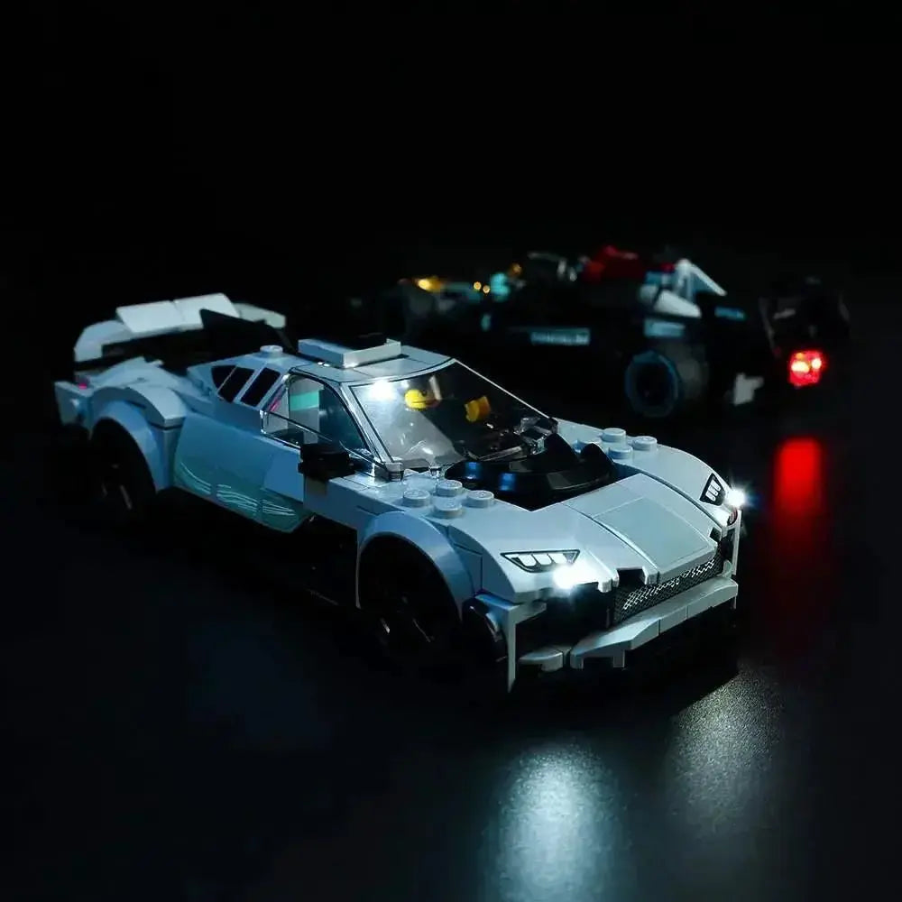 MOC LEGO Mercedes AMG F1 Lighting Kit For 76909 Premium LEDs - ToylandEU