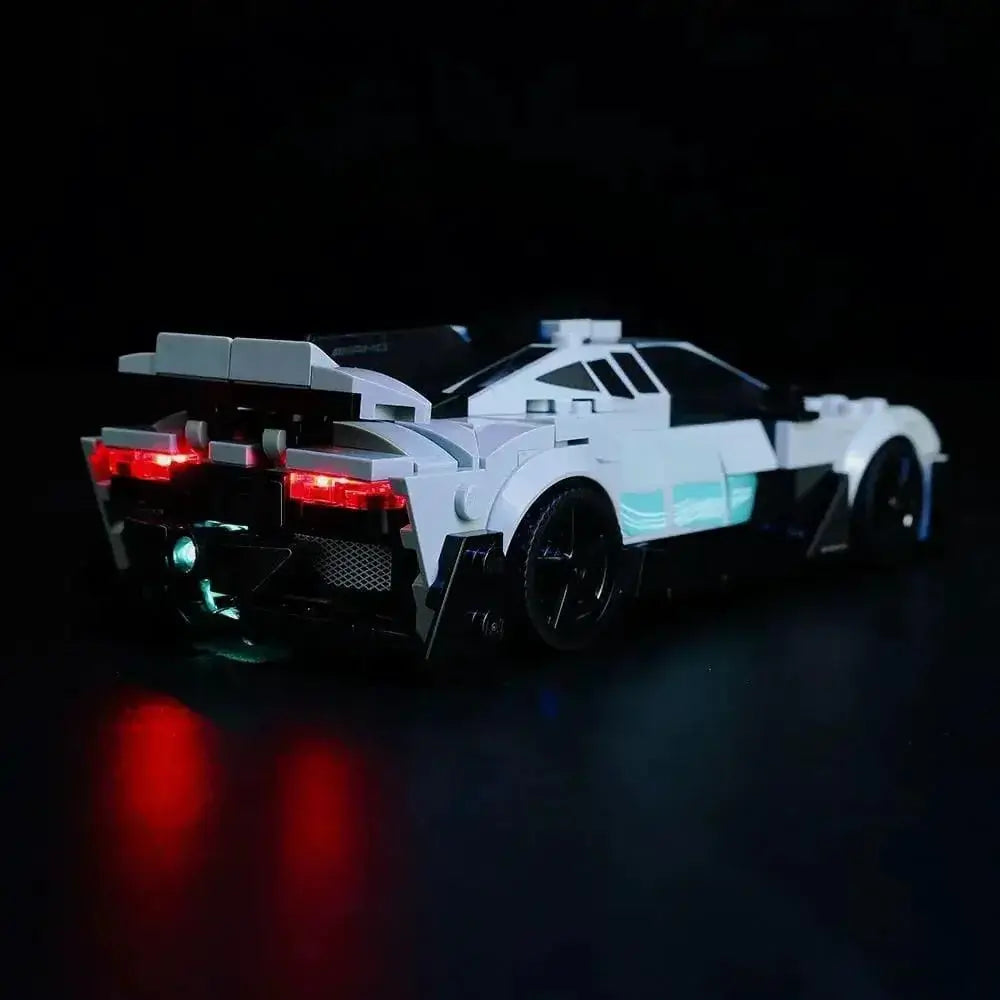 MOC LEGO Mercedes AMG F1 Lighting Kit For 76909 Premium LEDs - ToylandEU