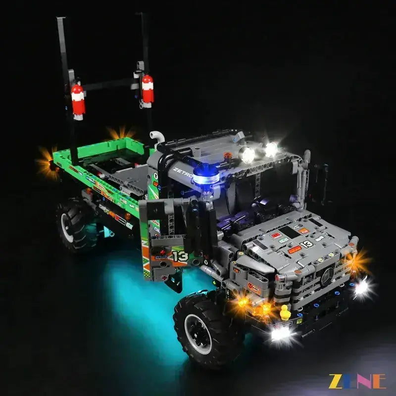 Light Kit for LEGO Mercedes-Benz Zetros Trial Truck 4X4 #42129 - ToylandEU