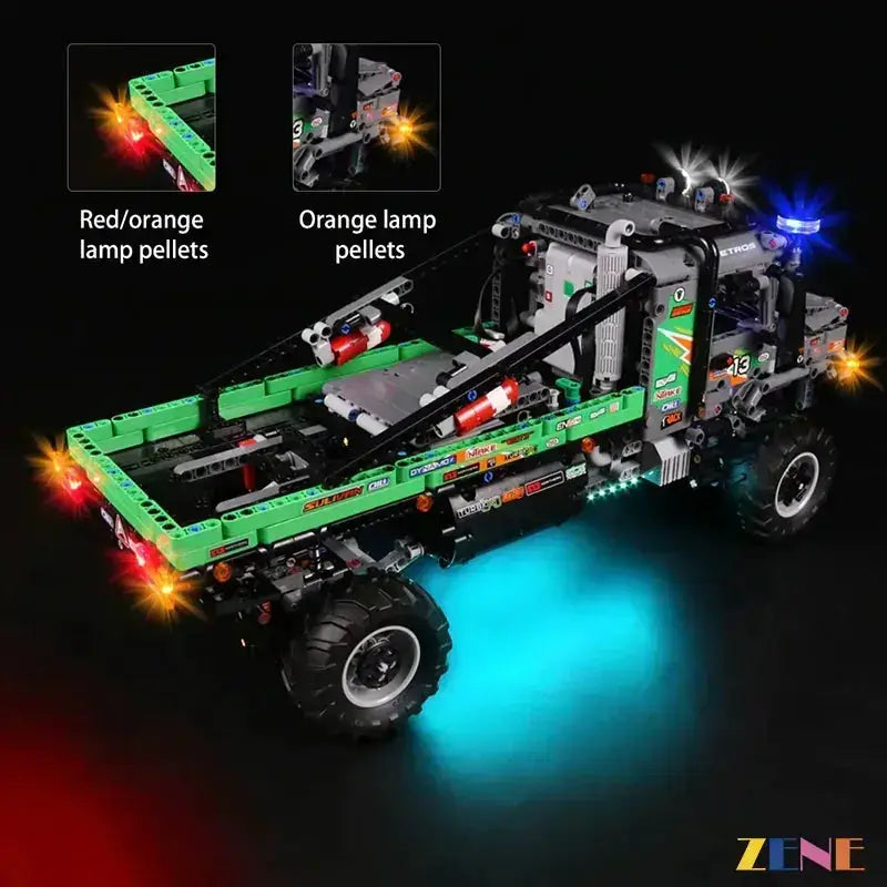 Light Kit for LEGO Mercedes-Benz Zetros Trial Truck 4X4 #42129 - ToylandEU