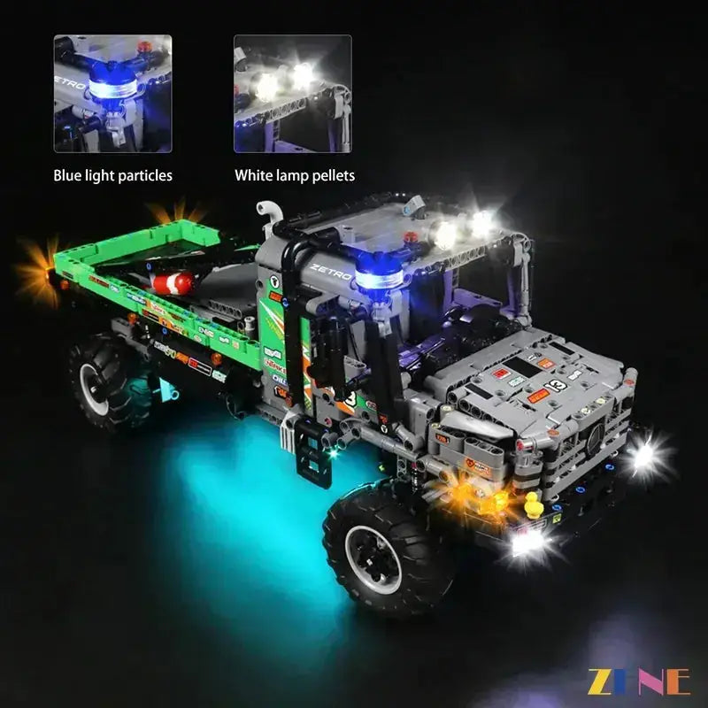 Light Kit for LEGO Mercedes-Benz Zetros Trial Truck 4X4 #42129 - ToylandEU