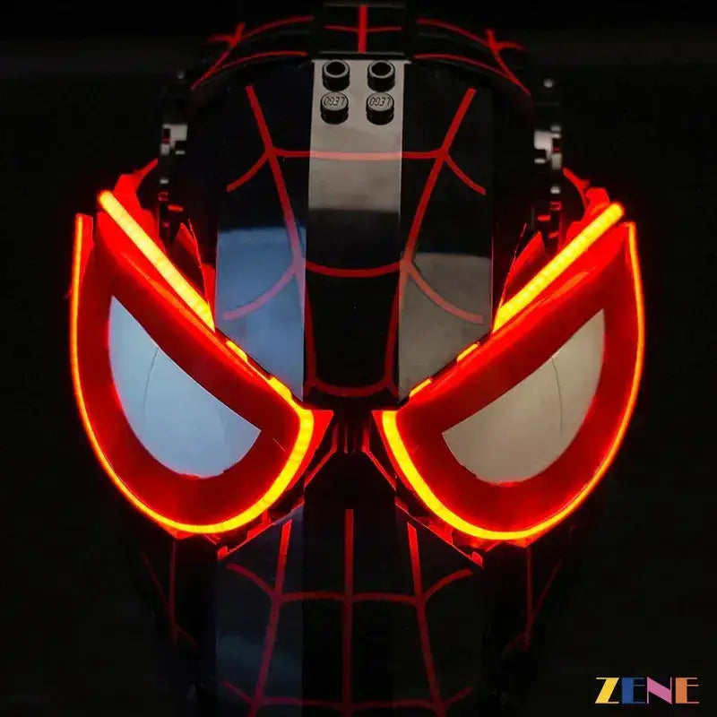 MOC Miles Morales Mask LED Lighting Kit for LEGO Displays - ToylandEU