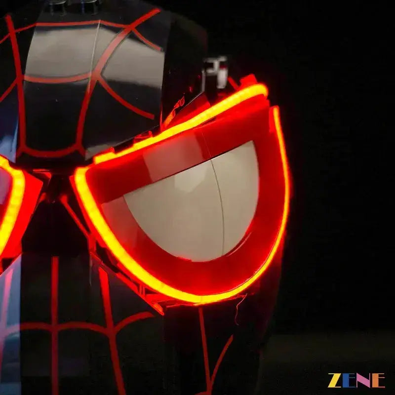 MOC Miles Morales Mask LED Lighting Kit for LEGO Displays - ToylandEU