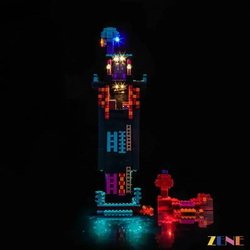 MOC Lego Minecraft Enderman Tower Light Kit With Premium LEDs - ToylandEU