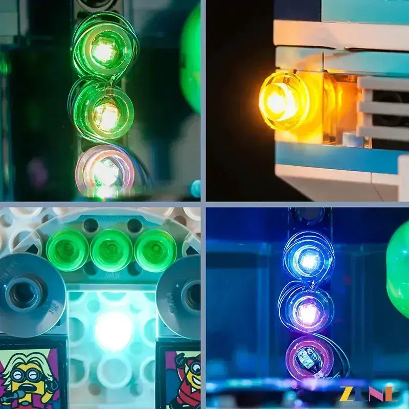 MOC Light Kit for Minions' Music Party Bus LEGO #75581 - ToylandEU