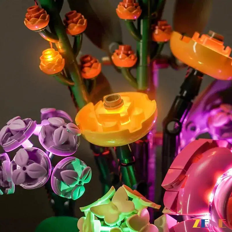 MOC LEGO Light Kit For Mixed Flowerpot 40762 LED Illumination - ToylandEU