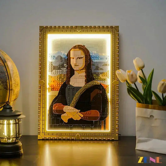 MOC LEGO Mona Lisa Light Kit With Warm Glowing Illumination - ToylandEU