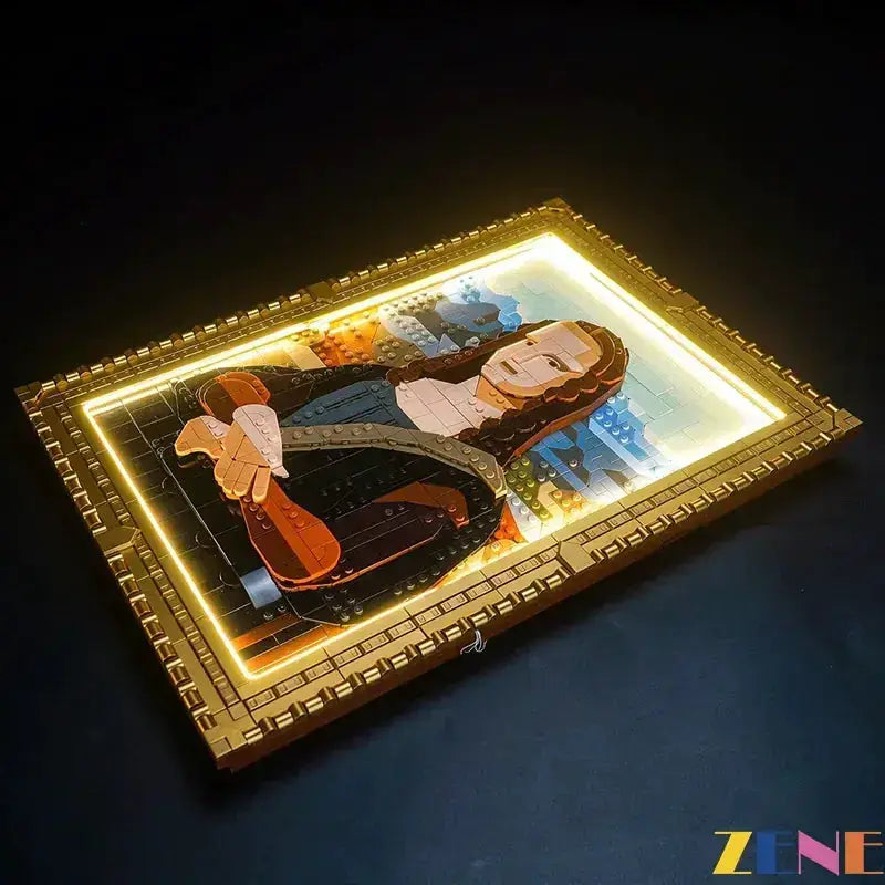 MOC LEGO Mona Lisa Light Kit With Warm Glowing Illumination - ToylandEU