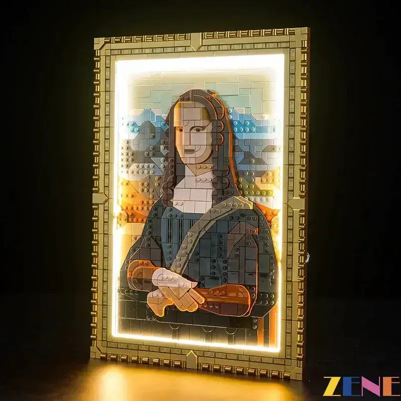 MOC LEGO Mona Lisa Light Kit With Warm Glowing Illumination - ToylandEU