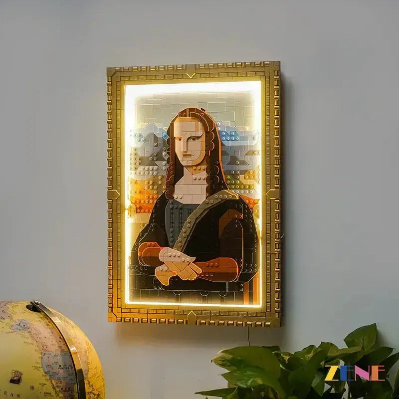 MOC LEGO Mona Lisa Light Kit With Warm Glowing Illumination - ToylandEU