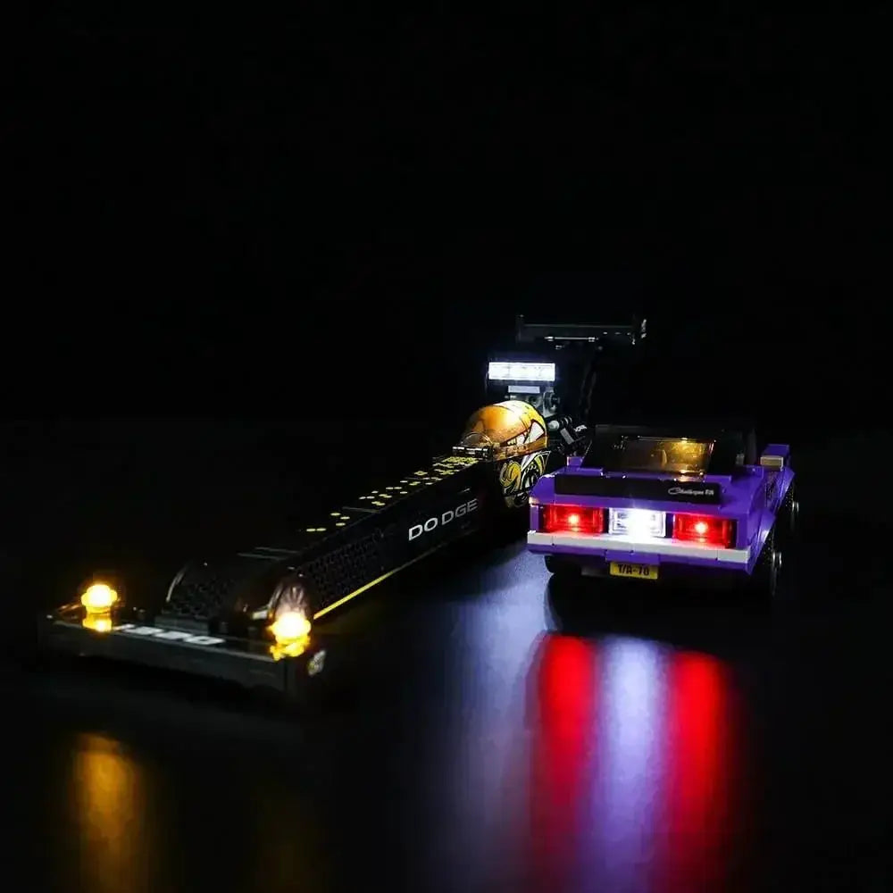 MOC LEGO Mopar Light Kit For SRT Dragster And Challenger LEDs - ToylandEU