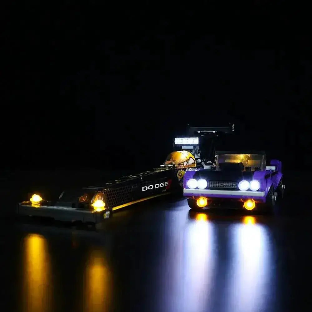 MOC LEGO Mopar Light Kit For SRT Dragster And Challenger LEDs - ToylandEU