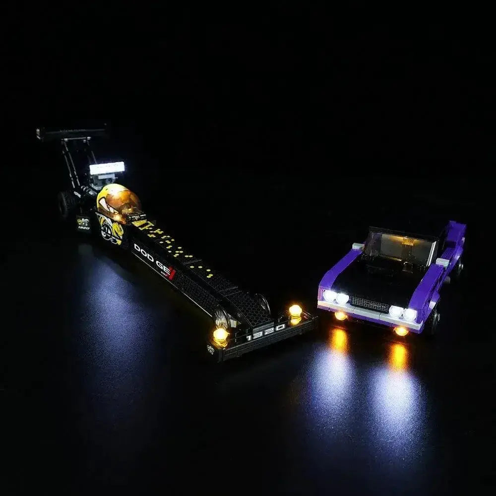 MOC LEGO Mopar Light Kit For SRT Dragster And Challenger LEDs - ToylandEU
