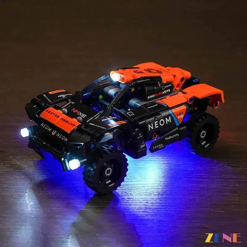 MOC LED Illuminated Light Kit LEGO McLaren Extreme E Race Car - ToylandEU