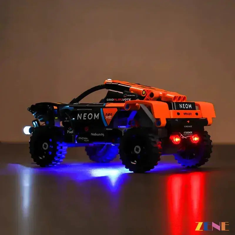 MOC LED Illuminated Light Kit LEGO McLaren Extreme E Race Car - ToylandEU