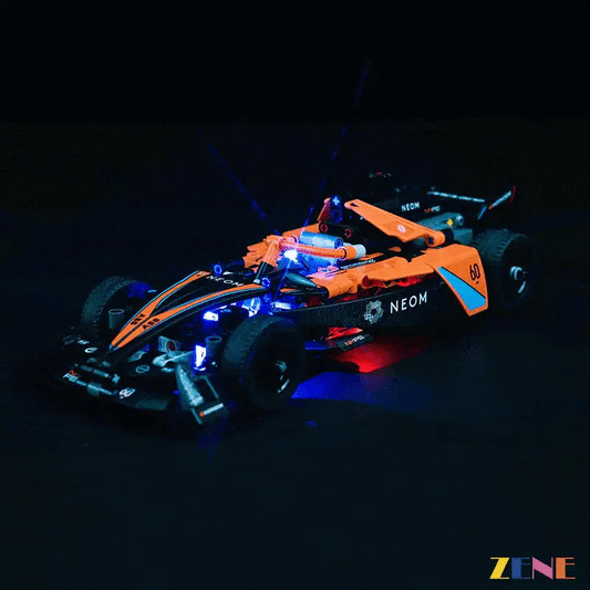 MOC LEGO McLaren Formula E Light Kit 42169 Easy Install - ToylandEU
