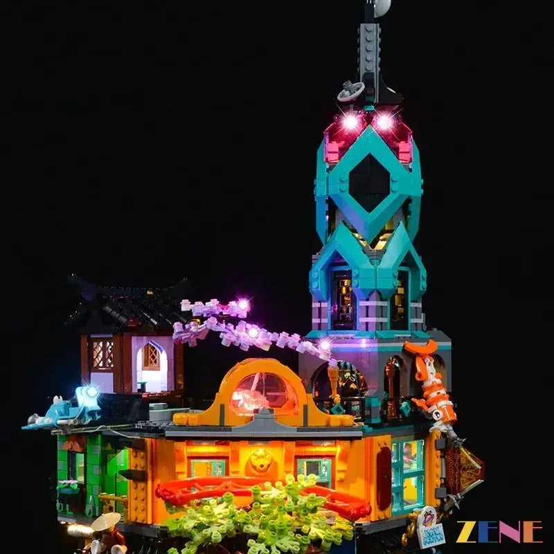 MOC Lego Ninjago City Gardens Light Kit 71741 Illumination - ToylandEU