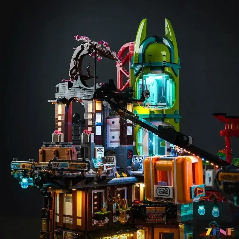 MOC LED Light Kit for LEGO NINJAGO City Markets 71799 Illuminates - ToylandEU