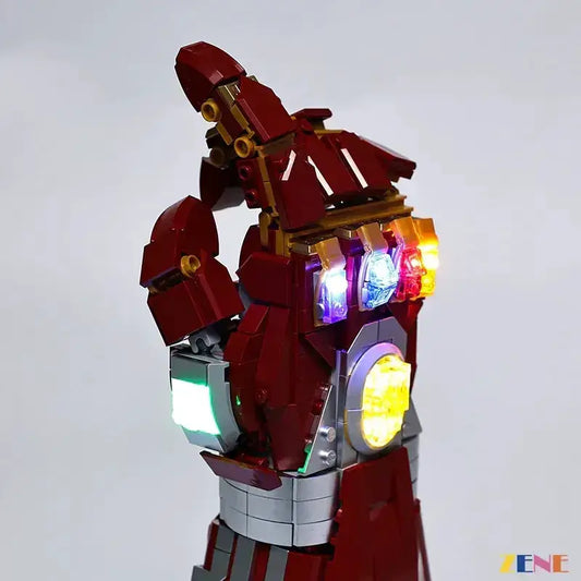 MOC LEGO Nano Gauntlet 76223 Light Kit Easy Install Bright Lights - ToylandEU