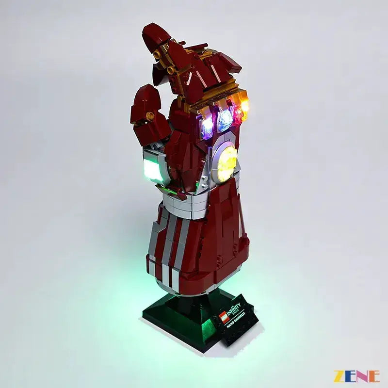 MOC LEGO Nano Gauntlet 76223 Light Kit Easy Install Bright Lights - ToylandEU