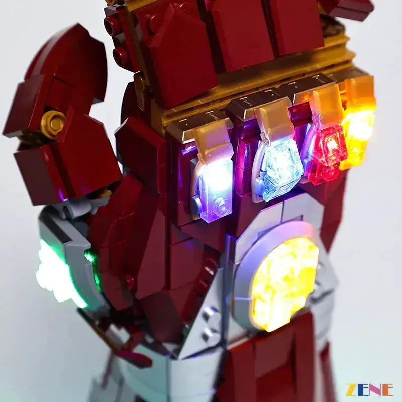 MOC LEGO Nano Gauntlet 76223 Light Kit Easy Install Bright Lights - ToylandEU