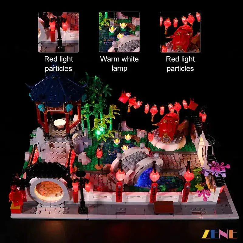 MOC LEGO Light Kit for New Year Lantern Festival No Soldering - ToylandEU