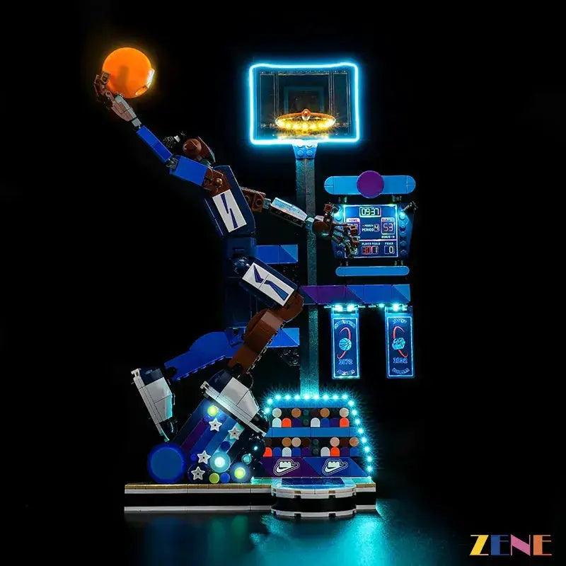 MOC LEGO Nike Slam Dunk LED Lighting Kit For 43010 Display - ToylandEU