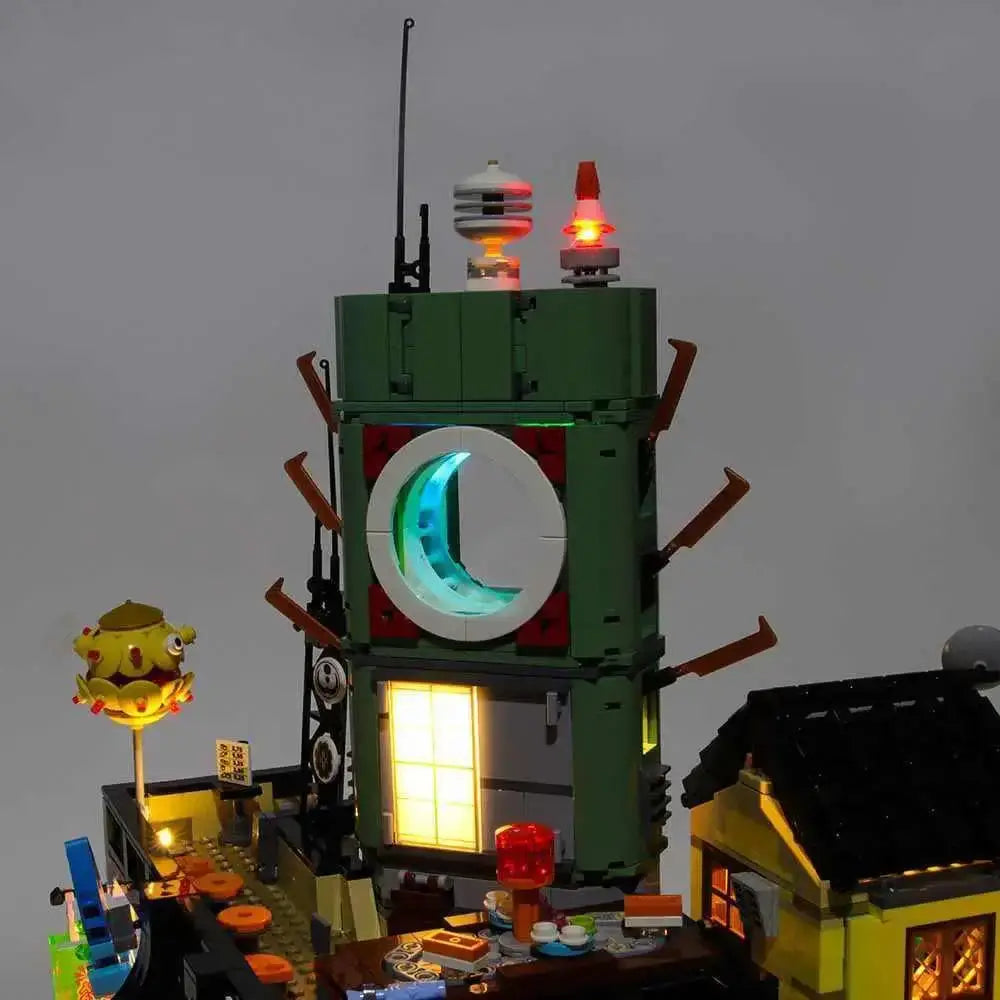 MOC LEGO Light Kit For Ninja City 70620 With Concealed Wires - ToylandEU