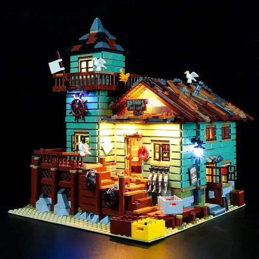 MOC Lego Old Fishing Store Light Kit Easy Install 21310 - ToylandEU