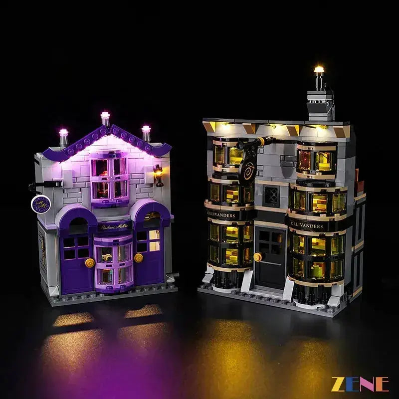 MOC Lego Ollivanders Light Kit Illuminates Madam Malkins Robes 76439 - ToylandEU