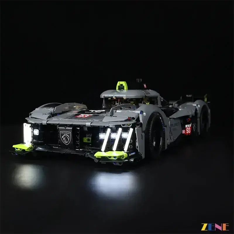 Light Kit for LEGO PEUGEOT 9X8 24H Le Mans Hybrid Hypercar #42156 - ToylandEU