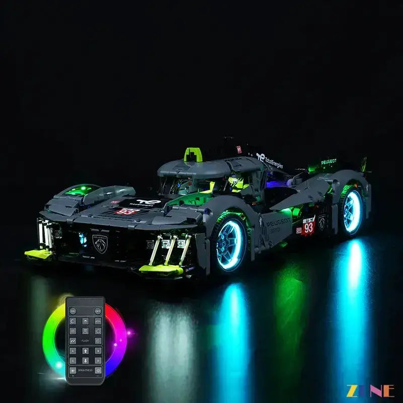 Light Kit for LEGO PEUGEOT 9X8 24H Le Mans Hybrid Hypercar #42156 (Ver. 2) - ToylandEU
