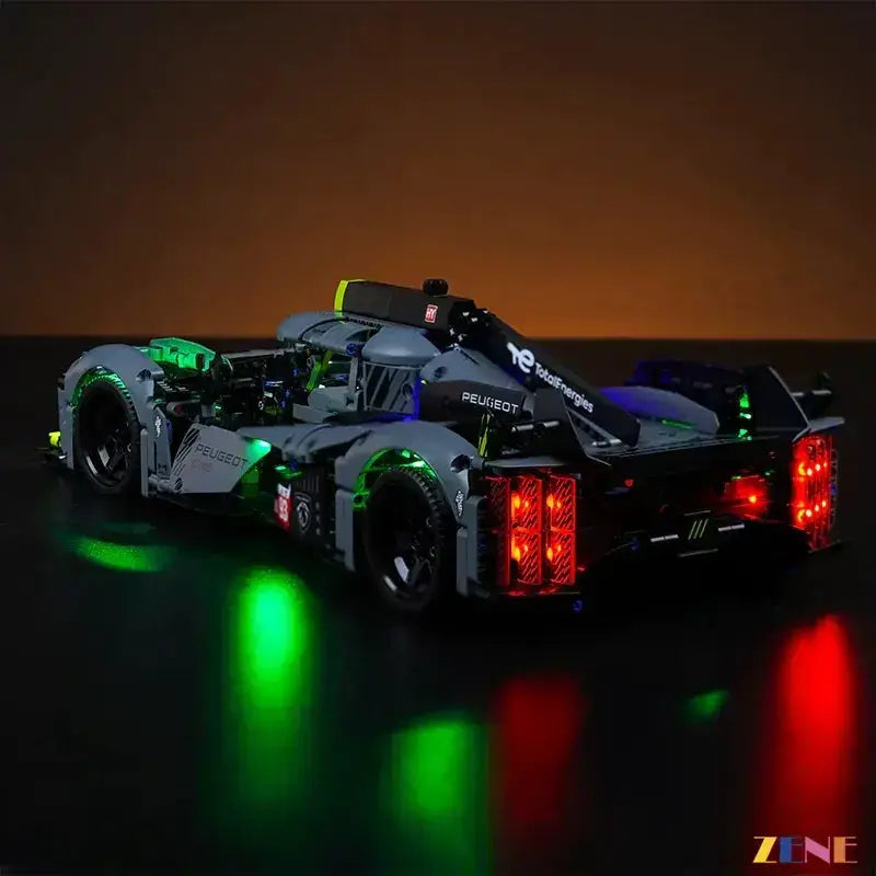 Light Kit for LEGO PEUGEOT 9X8 24H Le Mans Hybrid Hypercar #42156 (Ver. 2) - ToylandEU