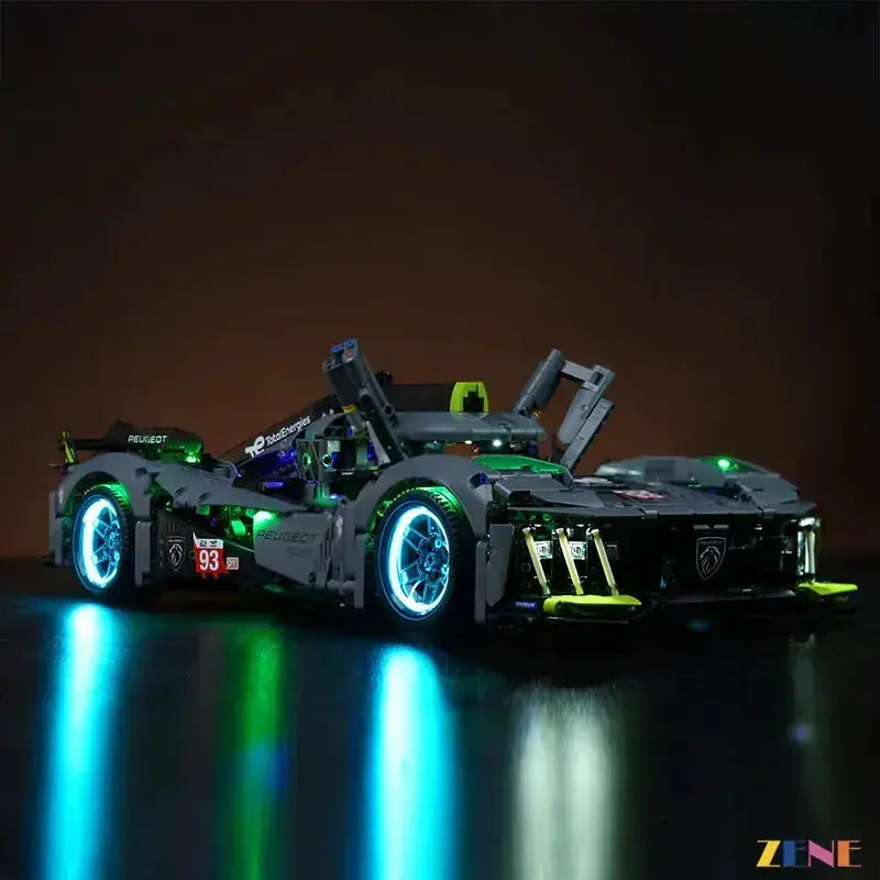 Light Kit for LEGO PEUGEOT 9X8 24H Le Mans Hybrid Hypercar #42156 (Ver. 2) - ToylandEU
