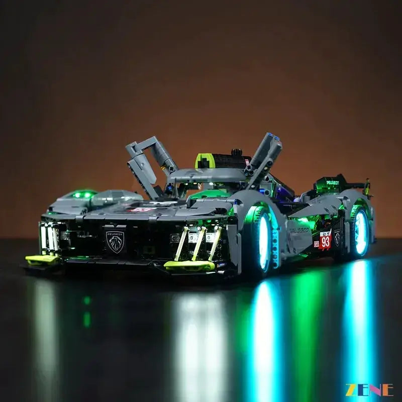 Light Kit for LEGO PEUGEOT 9X8 24H Le Mans Hybrid Hypercar #42156 (Ver. 2) - ToylandEU