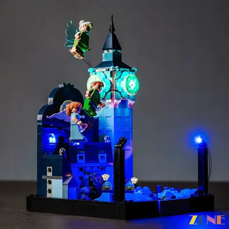 MOC Lego Peter Pan Light Kit With Rare Blue LEDs Shine - ToylandEU