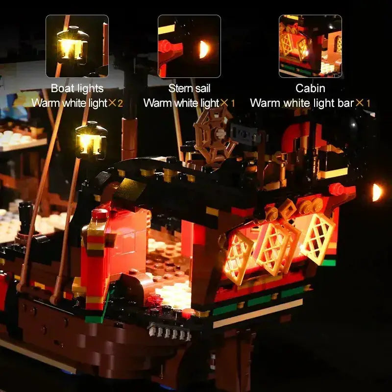 MOC LEGO Light Kit For 31109 Pirate Ship With Bright Illumination - ToylandEU