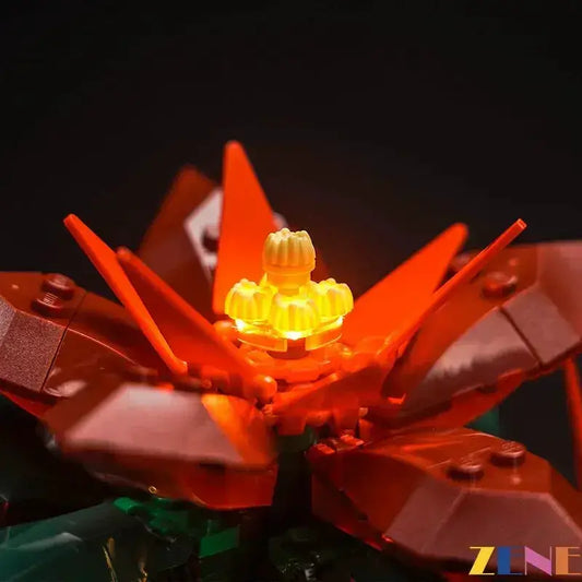 Light Kit for LEGO Poinsettia Flower 10370 - ToylandEU