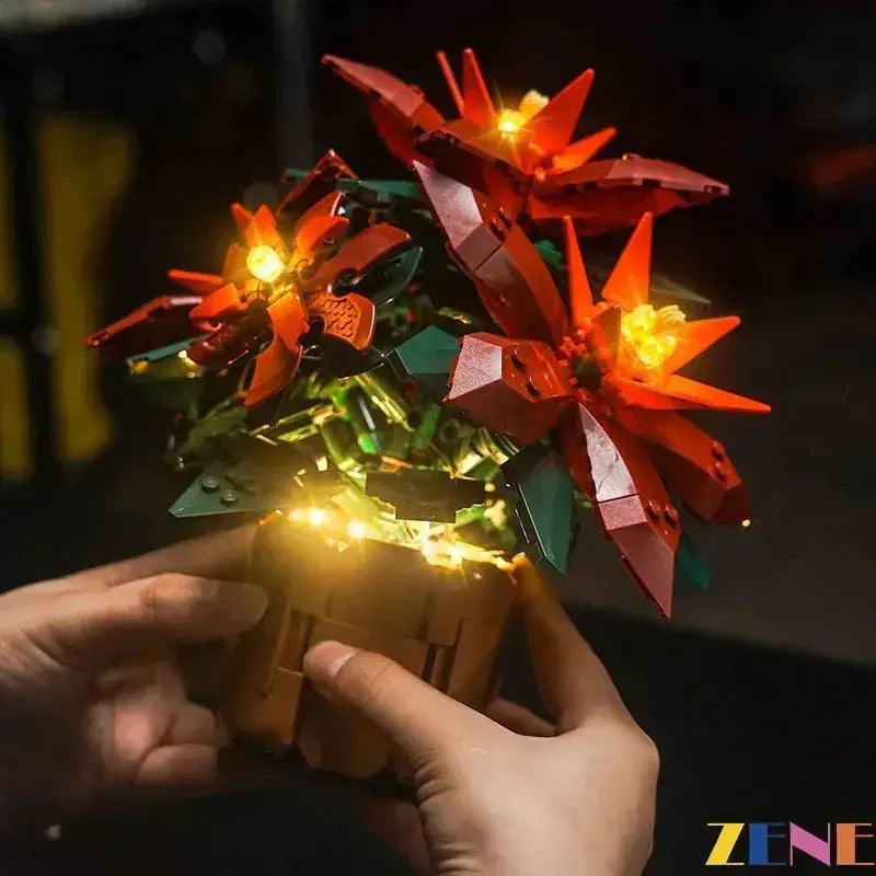 Light Kit for LEGO Poinsettia Flower 10370 - ToylandEU