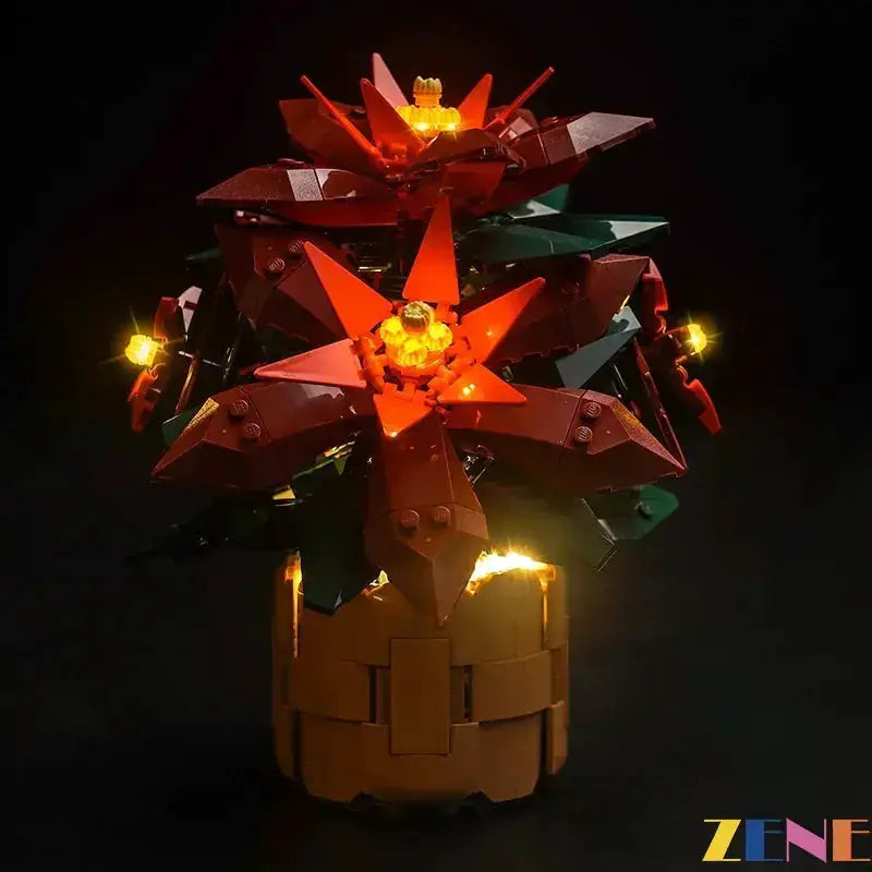 Light Kit for LEGO Poinsettia Flower 10370 - ToylandEU