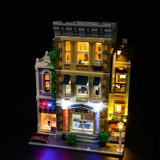 MOC LEGO Police Station Light Kit Easy Install No Wiring Required - ToylandEU