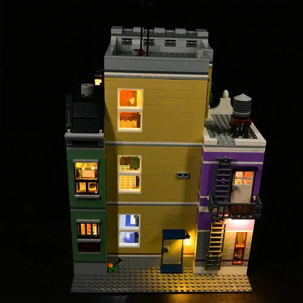 MOC LEGO Police Station Light Kit Easy Install No Wiring Required - ToylandEU