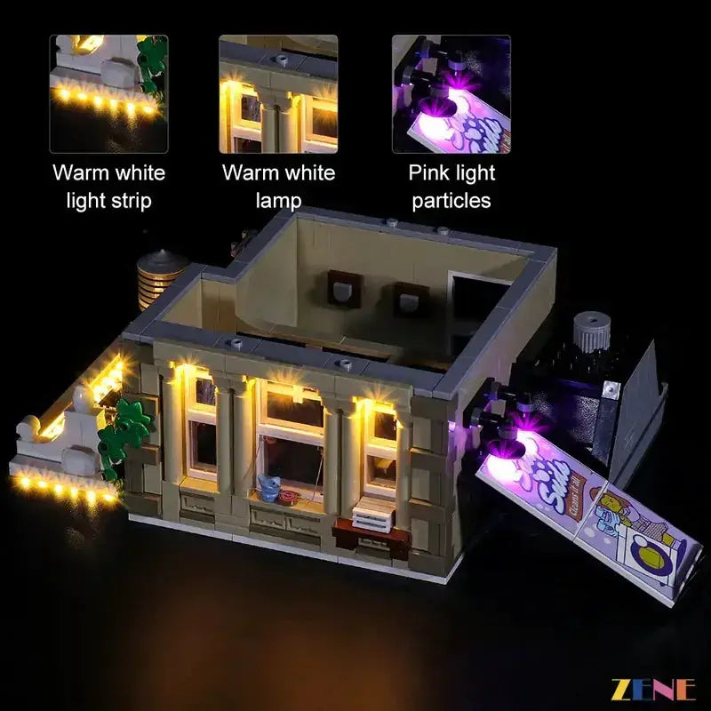 MOC LEGO Police Station Light Kit 10278 Ver 2 Easy Install - ToylandEU