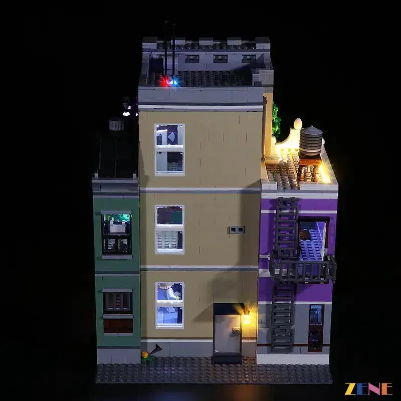 MOC LEGO Police Station Light Kit 10278 Ver 2 Easy Install - ToylandEU