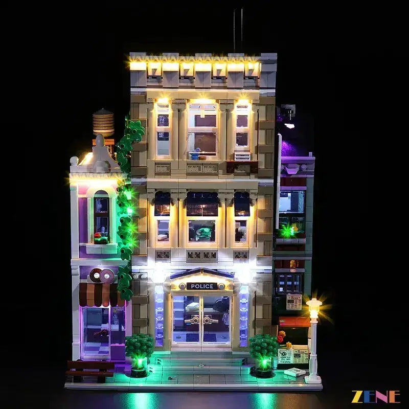 MOC LEGO Police Station Light Kit 10278 Ver 2 Easy Install - ToylandEU